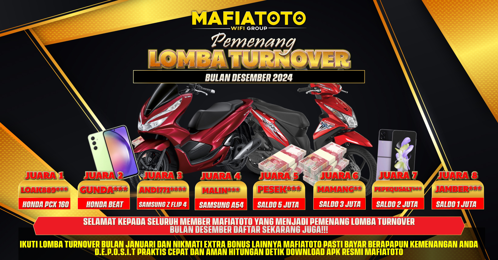 LOMBA TURNOVER BULAN NOVEMBER	